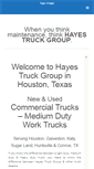 Mobile Screenshot of hayestruckgroup.com